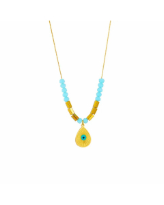 Elegant Simple Style Classic Style Water Droplets Titanium Steel Plating Pendant Necklace