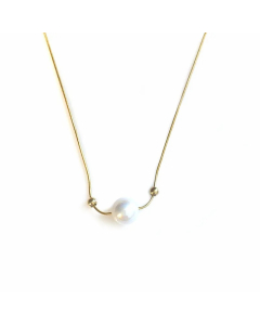 Simple Style Solid Color Titanium Steel Plating 18K Gold Plated Necklace