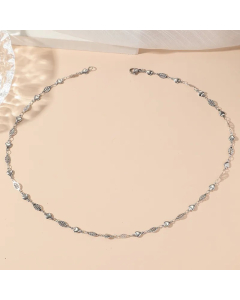 Casual Modern Style Heart Shape Titanium Steel Polishing Plating 18K Gold Plated Necklace