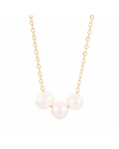 Simple Style Round Stainless Steel Shell Titanium Steel Plating 18K Gold Plated Necklace