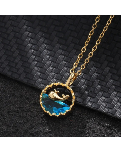 Simple Style Whale Titanium Steel Chain Pendant Necklace