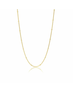 Simple Style Commute Solid Color Stainless Steel Plating 14K Gold Plated Necklace