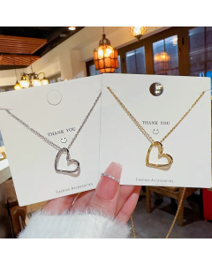 IG Style Sweet Heart Shape Titanium Steel Plating Pendant Necklace_colorza_4