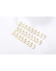 Elegant Simple Style Letter Stainless Steel Plating Inlay Shell Necklace Necklace Pendant
