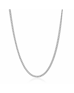 Simple Style Solid Color Stainless Steel Plating Gold Plated Choker-Steel Color-02