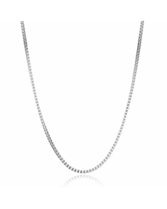 Simple Style Solid Color Stainless Steel Plating Gold Plated Choker-Steel Color-07