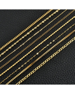 Simple Style Solid Color Stainless Steel Plating Gold Plated Choker