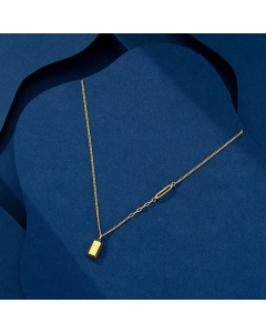 Casual Simple Style Star Moon Maple Leaf Titanium Steel Plating Hollow Out Inlay 18K Gold Plated Pendant Necklace