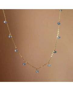 Casual Simple Style Round Stainless Steel Zircon Plating 18K Gold Plated Necklace