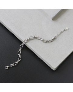 Casual Non-fading French Chain Bracelet Stainless Steel Bracelet 