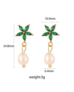 Colorza Jewelry Minimalism Popular Pearl Accessories Set Light Luxury Titanium Steel Necklace Bracelet For Women