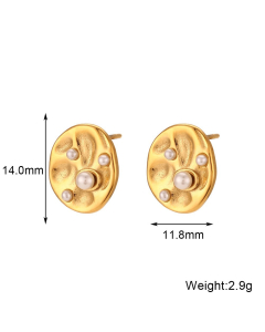 Colorza Jewelry Minimalism Popular Pearl Accessories Set Light Luxury Titanium Steel Necklace Bracelet For Women