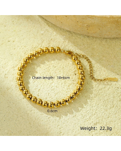 Wholesale Stainless Steel Bracelet INS Style Fashion Bracelet Plated 18K Gold Inlaid Zircon Bracelet
