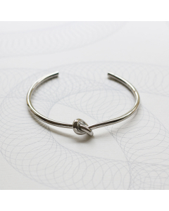 Simple Plated 18K Gold Concentric Knot Bracelet Stainless Steel Bracelet 
