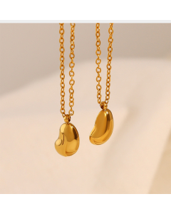 Wholesale Stainless Steel Necklace Peanut Pendant Necklace