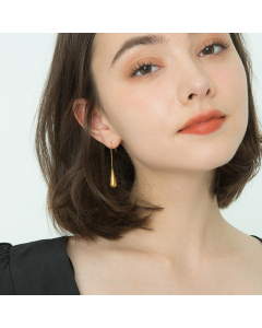 Stainless Steel Waterdrop Earring Fine Jewelry Fashion Design CA08810034