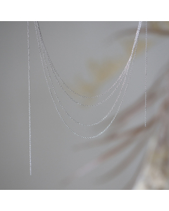 French Bohemian Holiday Stainless Steel Multi-layer Collarbone Chain Necklace