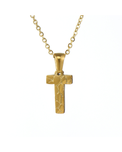 T Stainless Steel Necklace With Initial Letter Harsh lines Pendant CA7810212