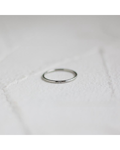 Wholesale Fine Ring Fashion Single Diamond Stainless Steel Ring-Steel Color-01-6