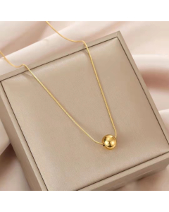 Necklace Gold Necklace Small Round Ball Necklace Elegant Necklace For Women's Gifts