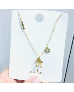 316L Stainless Steel Lucky Horse Gold Coin Necklace In Gold Plated For Birthday Christmas Gifts