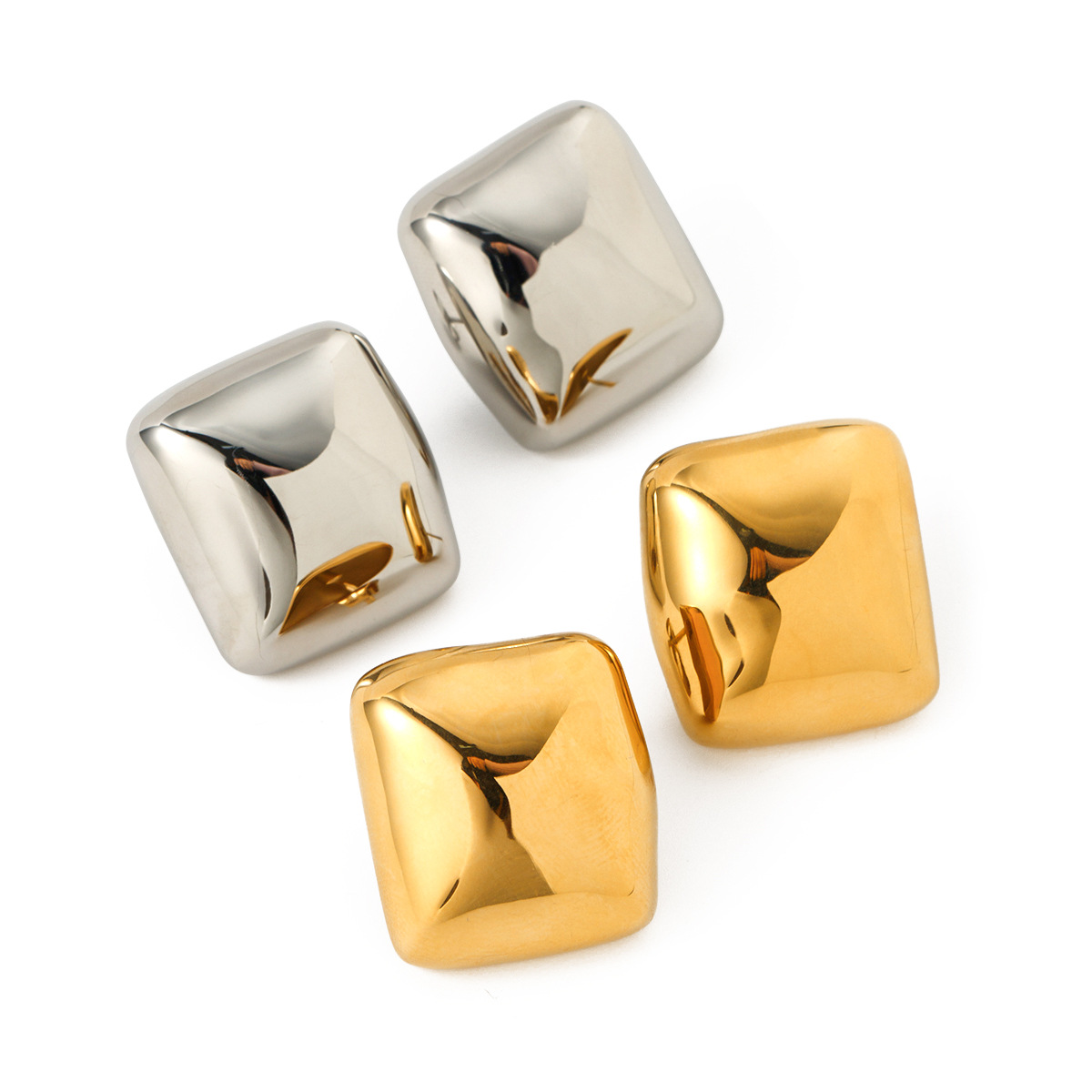 Stainless Steel Geometric Earring