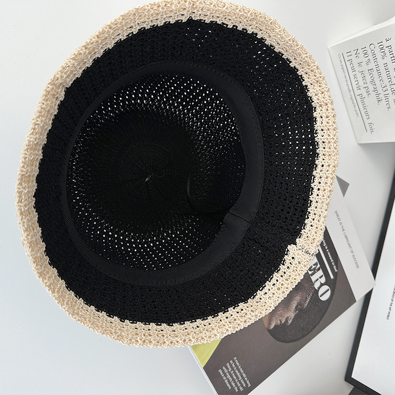 Straw Sun Hat,  Crochet Hat