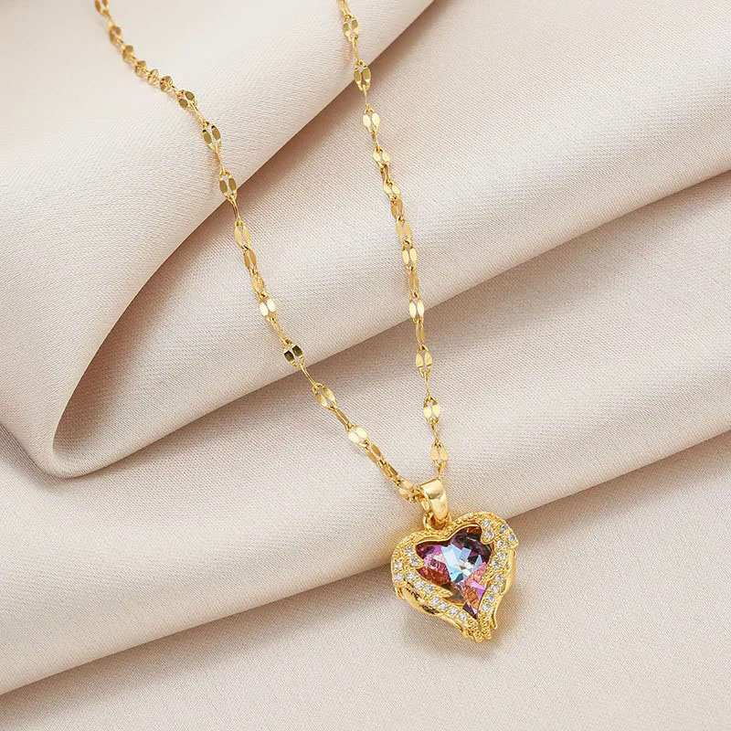Colorful Love, Stainless Steel Necklace