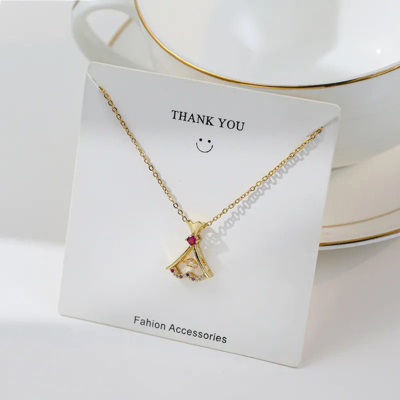Smart Small Skirt, Stainless Steel Necklace