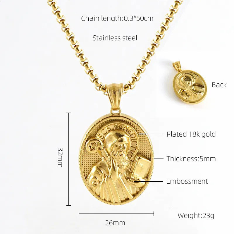 oval faith, pendent necklace