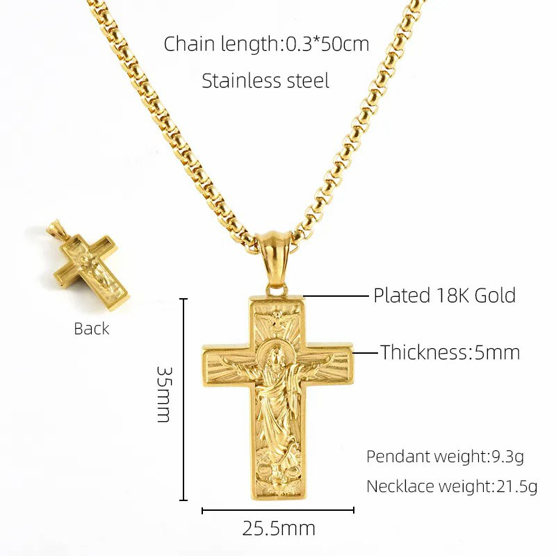 cross, penden necklace