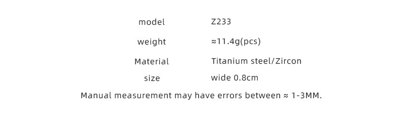 Zircon Bracelet Information