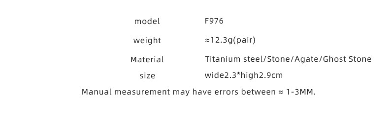 Titanium Steel Earring Information