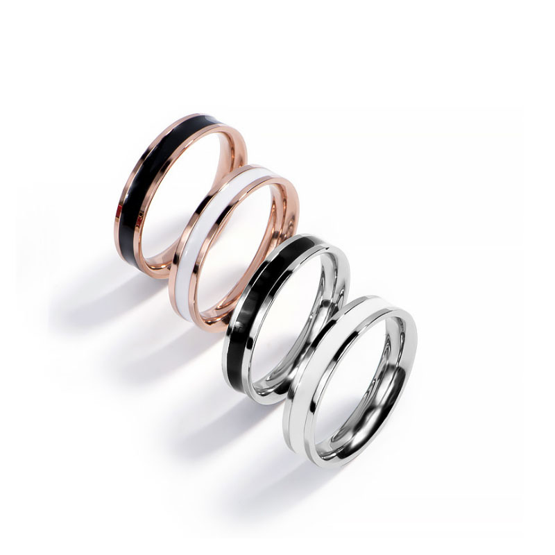  Drop Glue Couple Tail Ring