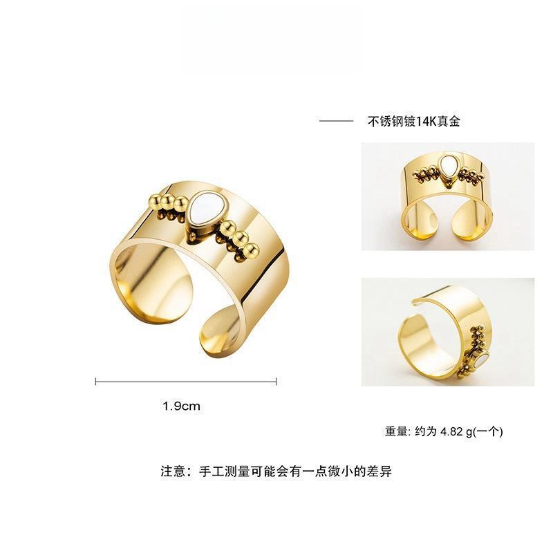 14K Gold Plated Stainless Steel Ring