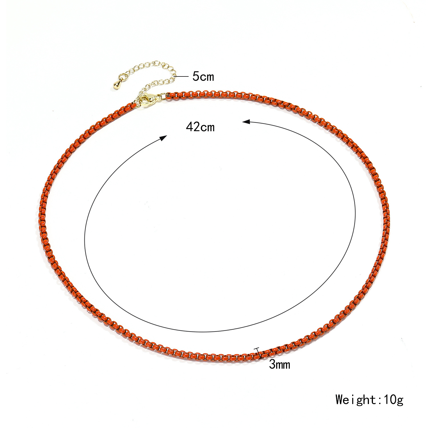 Bohemian Style Candy Color Clavicular Chain