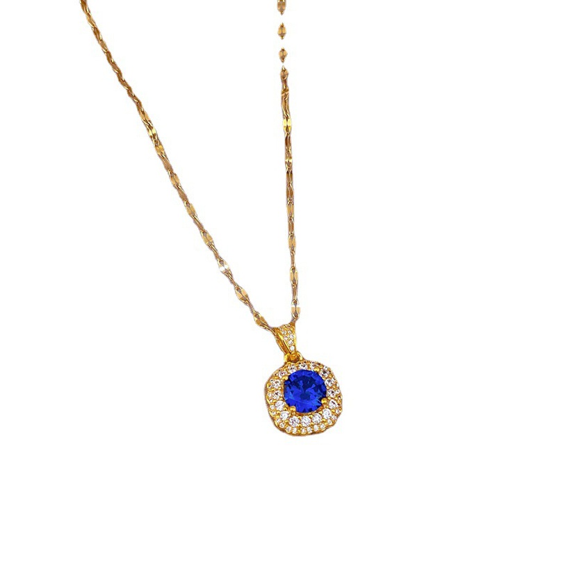 Sapphire diamond, stainless steel