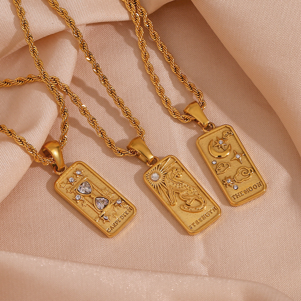 tarot necklace, fashion necklace