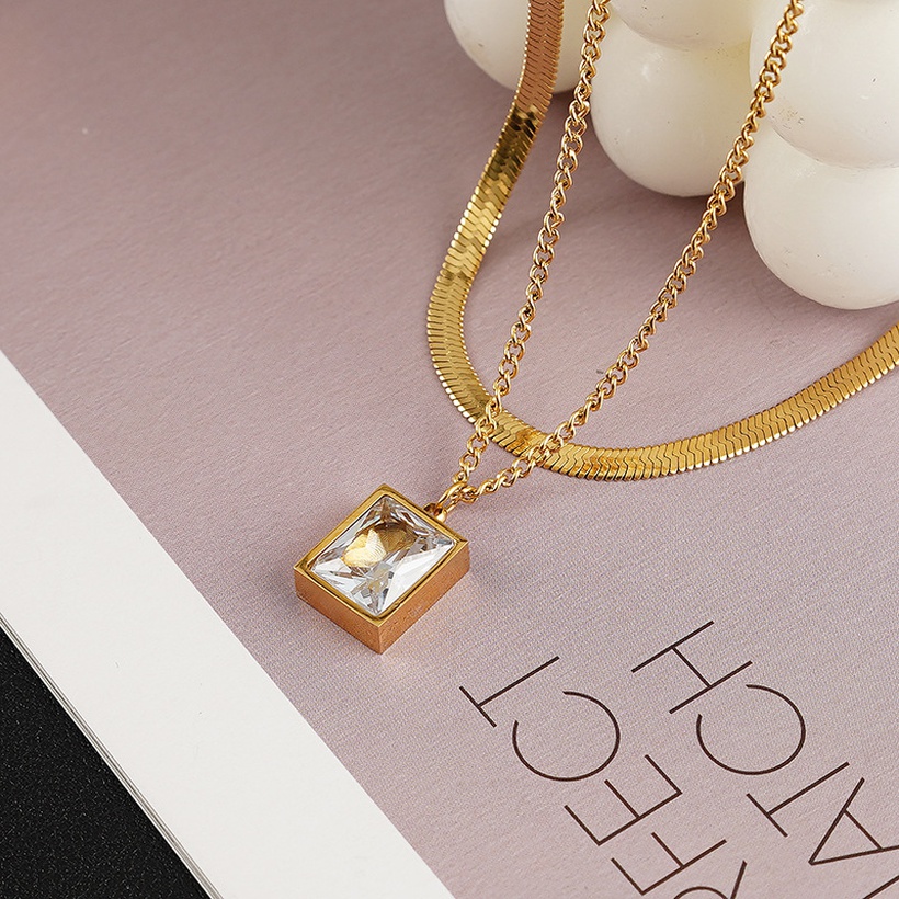 fashion, square pendant