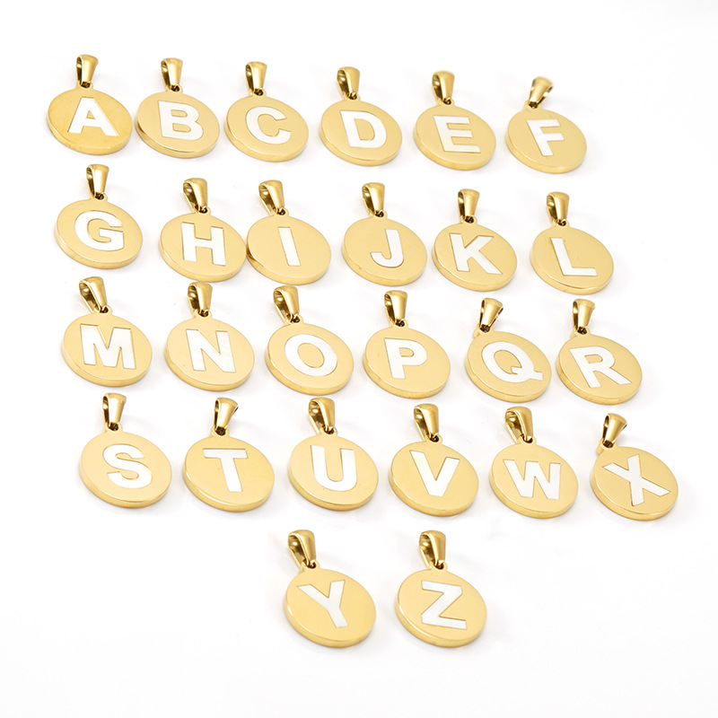gold, letter, fashion