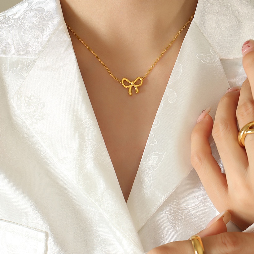 bow knot, gold color