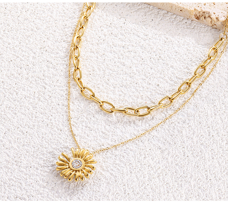 FLOWER, GOLD COLOR