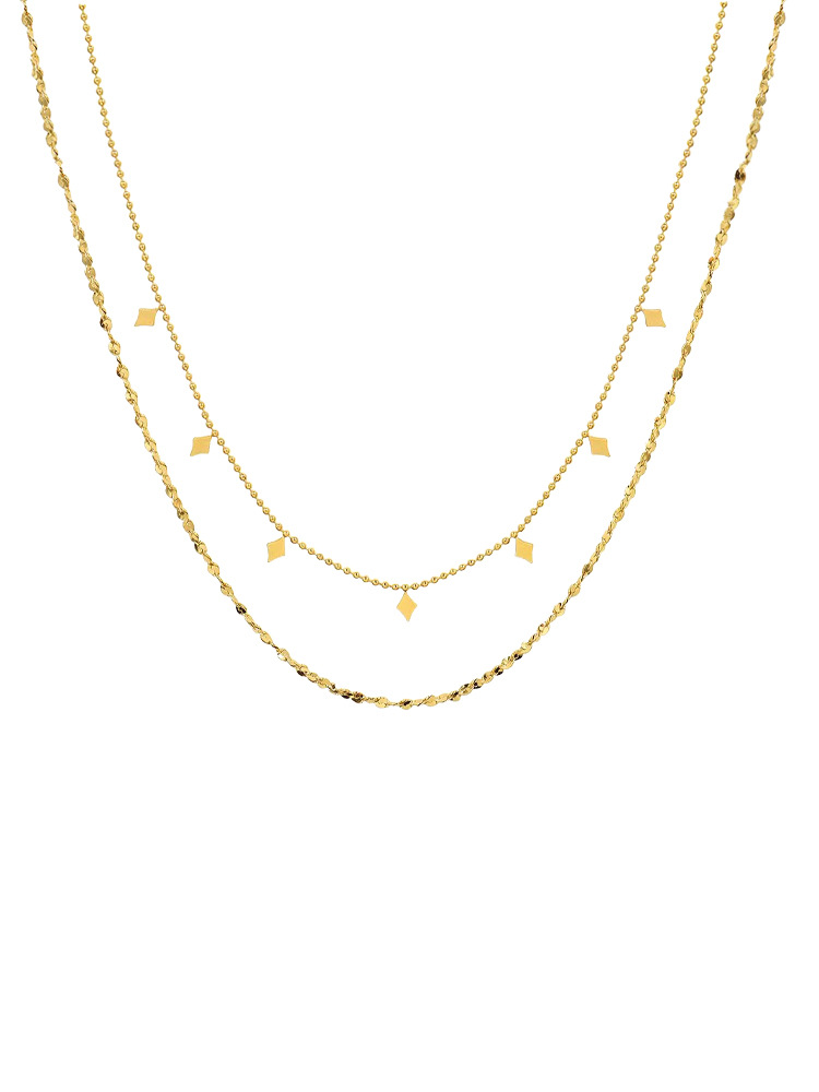 ballpoint chain necklace, Minimalist necklace