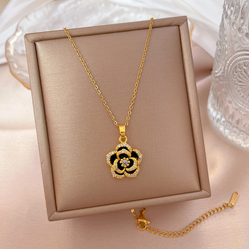 camellia, gold color