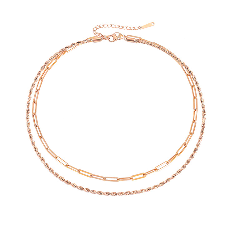 necklace, gold