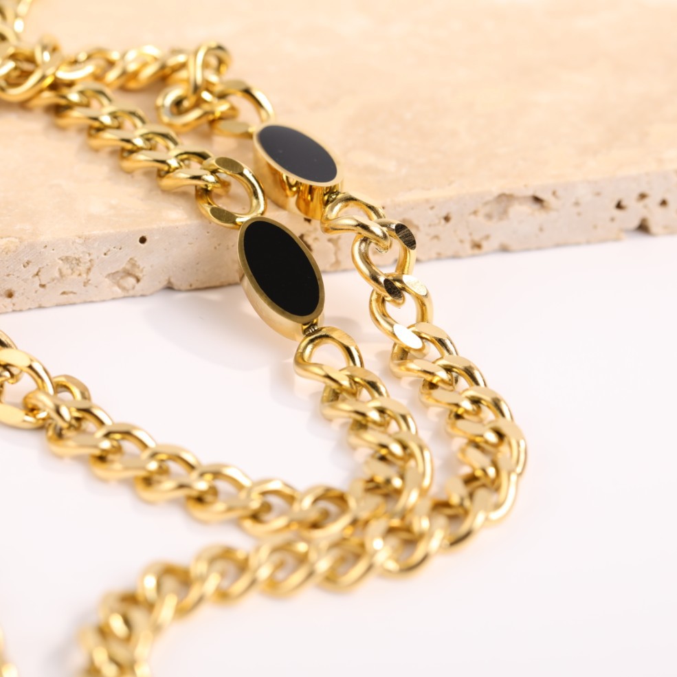 fashion, gold stainless steel