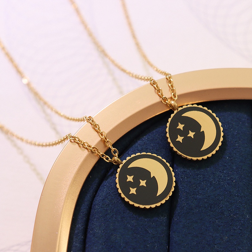 Moon and Stars Necklace