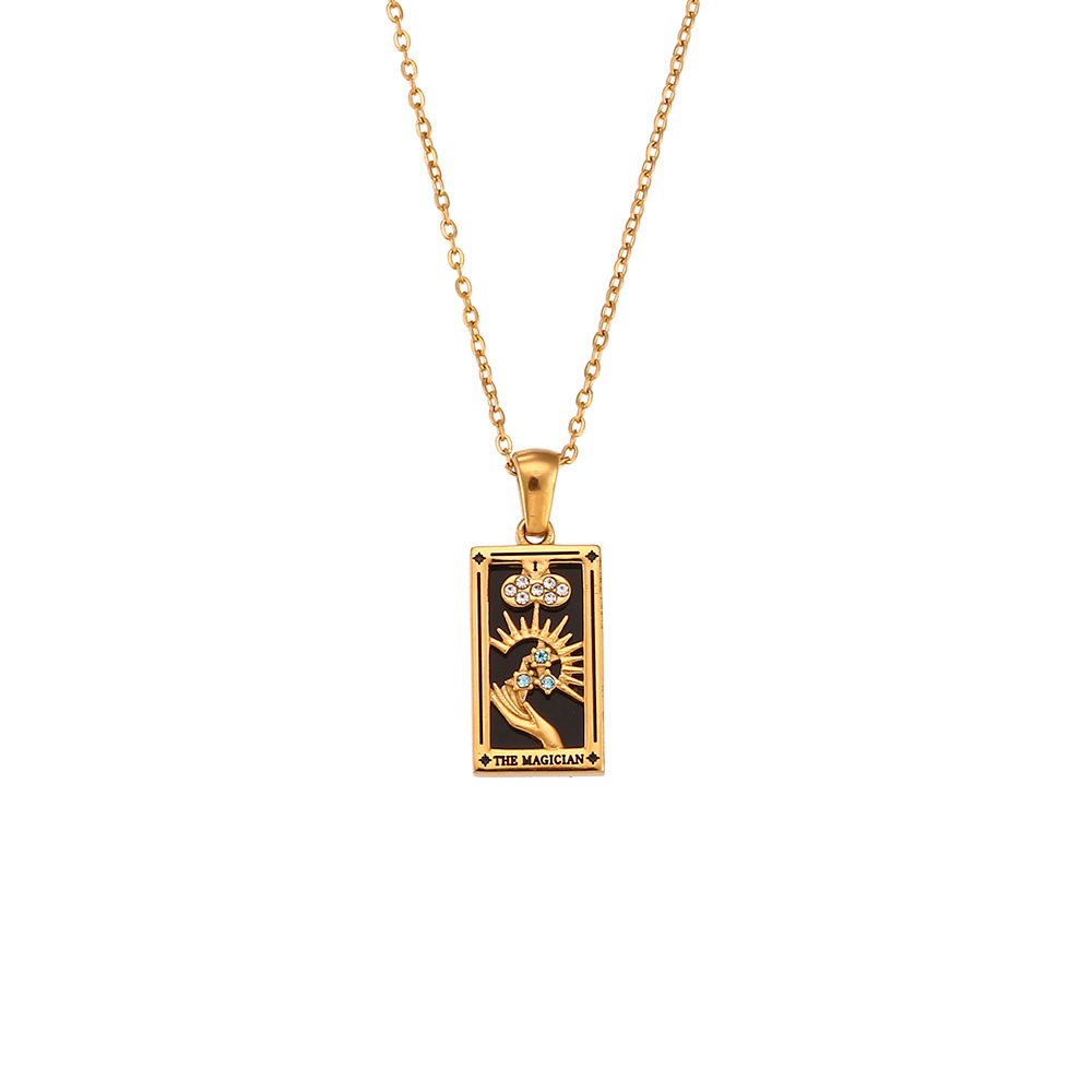 THE MAGICIAN, STAINLESS STEEL NECKLACE