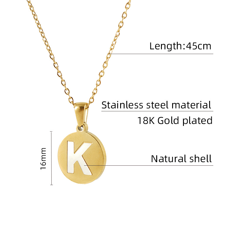 letter, necklace