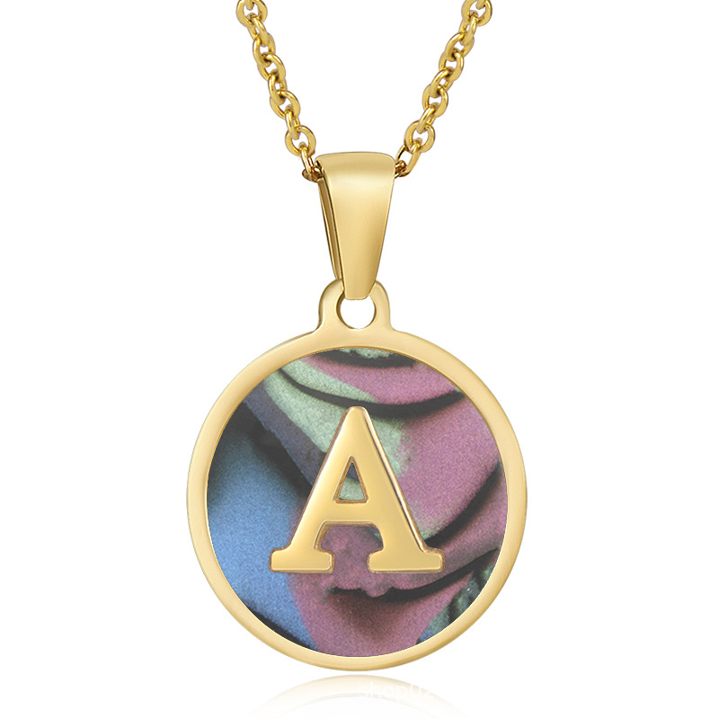 round disc, colorful shell charms